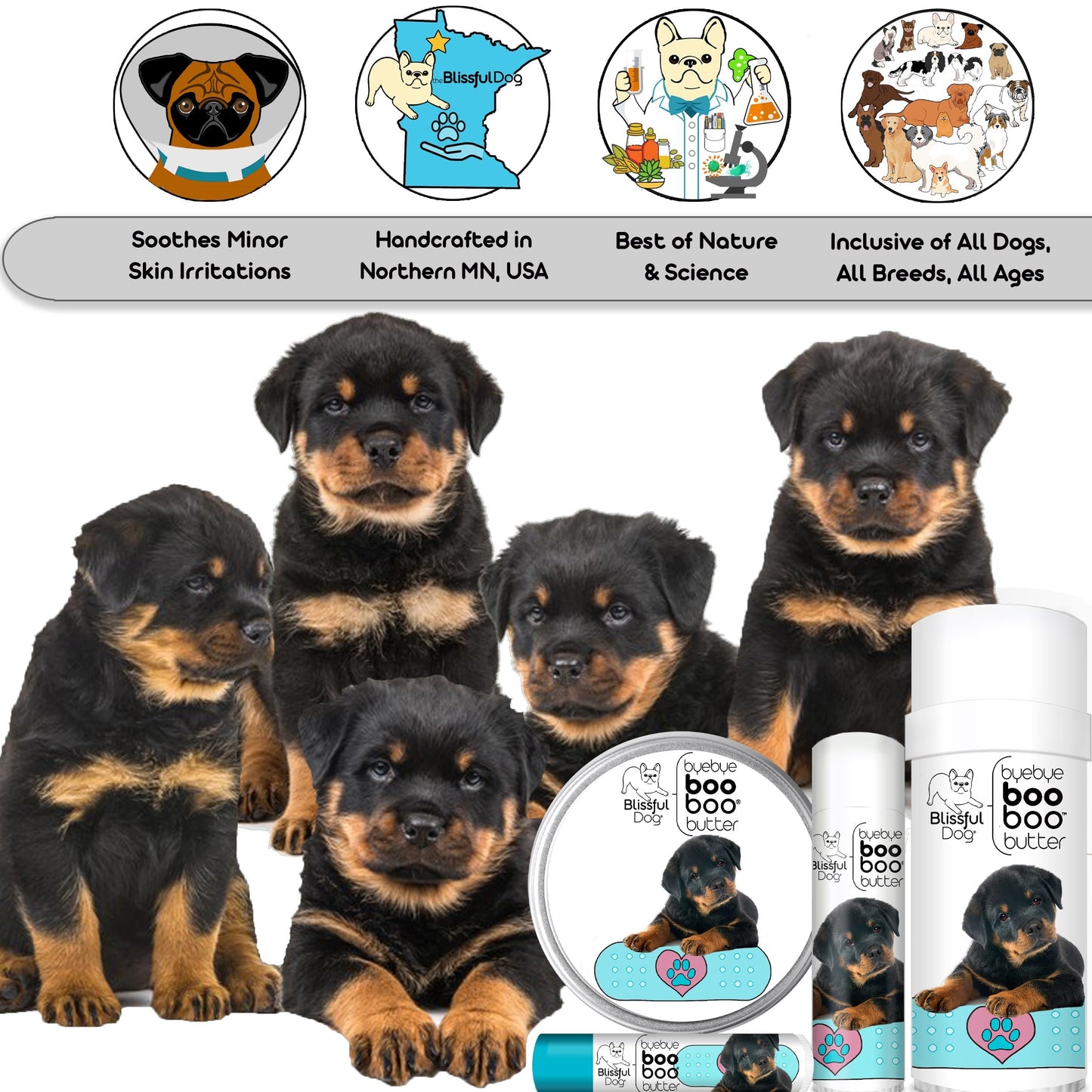The Blissful Dog Rottweiler Boo Butter, 2 oz Beauty and Personal Care The Blissful Dog