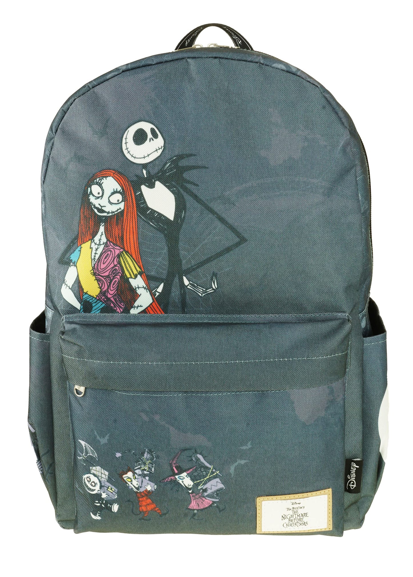 KBNL Classic Disney Nightmare Before Christmas Backpack with Laptop Compartment for School, Travel, and Work, Multicolor, Large Fashion KBNL