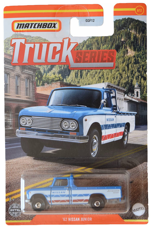 Hot Wheels Matchbox '62 Nissan Junior - Truck Series - Blue 8/12