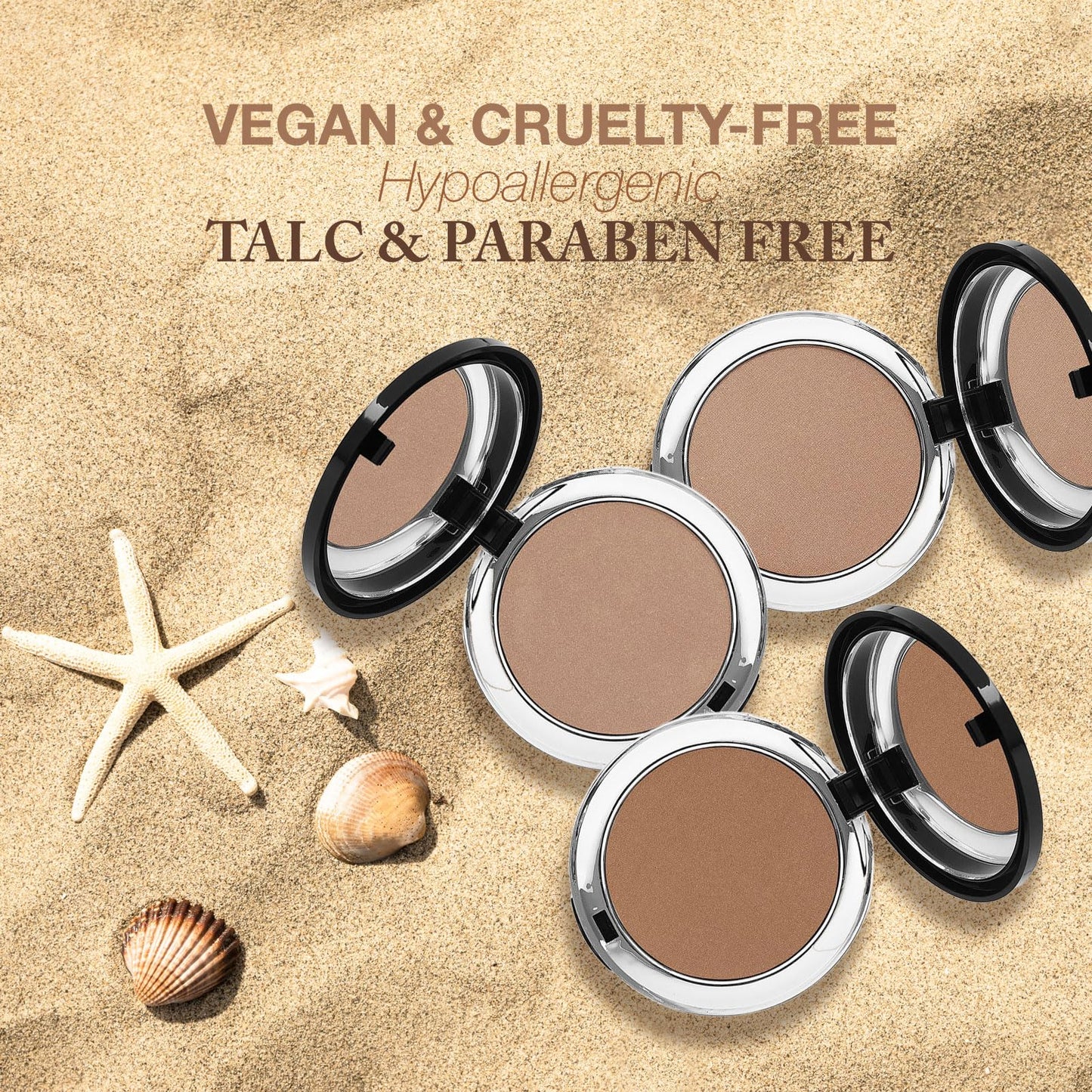 bellapierre Compact Mineral Bronzer | Beautifully Warms for a Sun Kissed Glow | Infused with Nourishing Jojoba | Non-Toxic & Paraben Free Formula