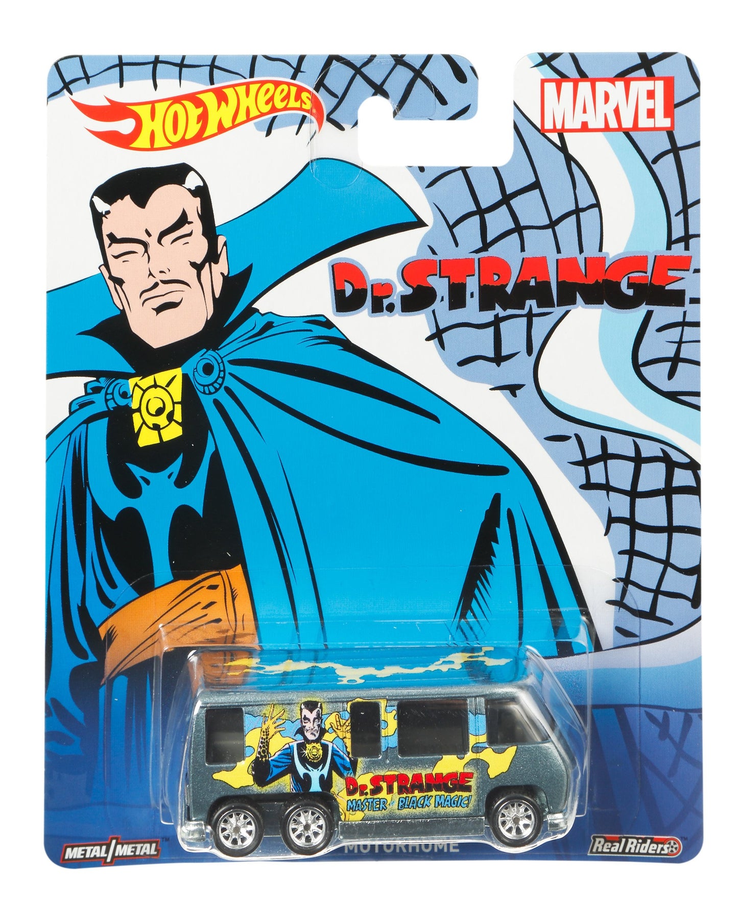 Hot Wheels GMC Motorhome (Doctor Strange) 1:64 Scale Die-Cast Vehicle with Real Rider Tires