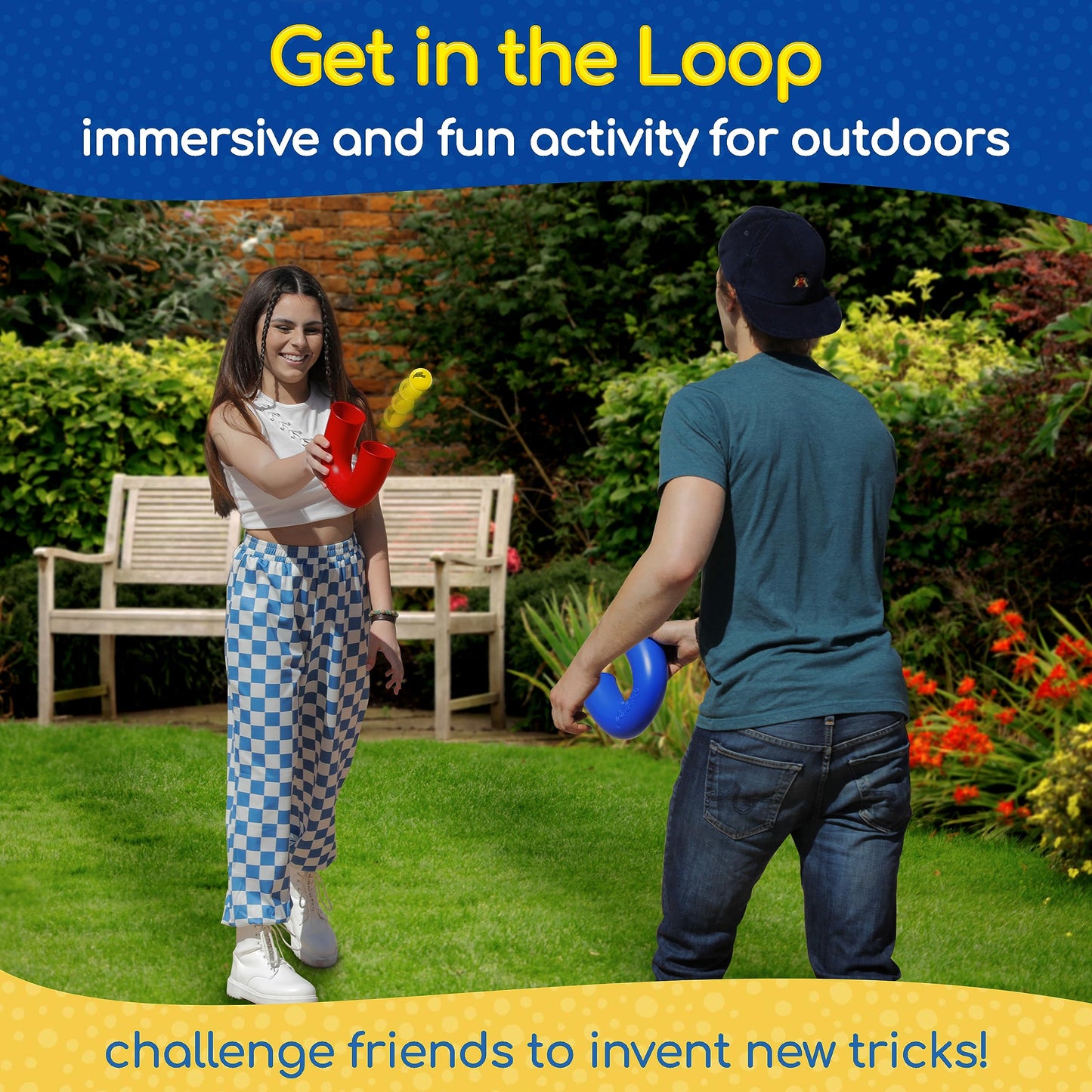 pindaloo Original Skill Game Toy with 2 Balls- Gifts for Kids and Adults Indoor & Outdoor Games, Ball Toys for Boys, Girls, & Teens - Gift Ideas, Fun…