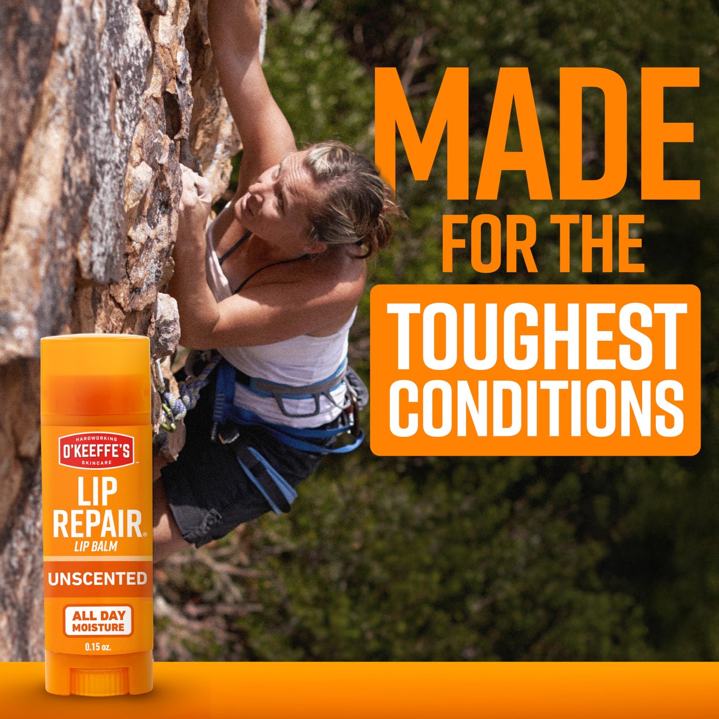 O'Keeffe's Lip Repair Unscented Lip Balm for Dry, Cracked Lips - Stick (1 Pack) - Moisturizer for Very Dry Lips