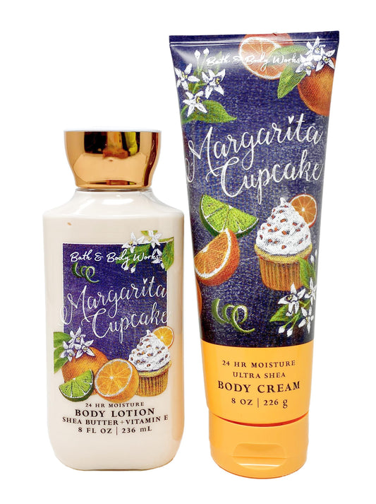 Bath & Body Works Margarita Cupcake - Duo Gift Set - Body Cream and Body Lotion Beauty and Personal Care Bath & Body Works