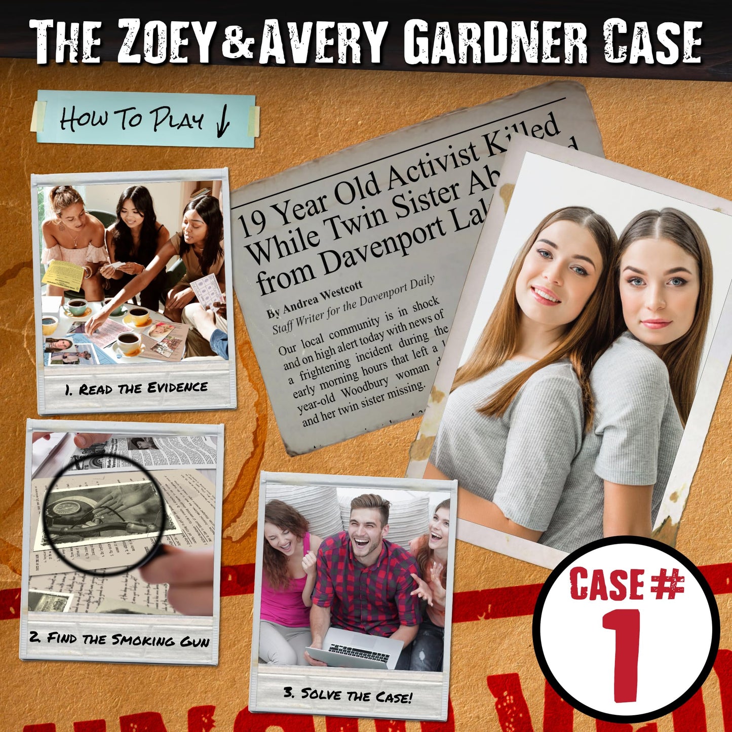 Unsolved Case Files - 3 Case Bundle – Avery Gardner, Luna Knight, and Angela Justice Cases