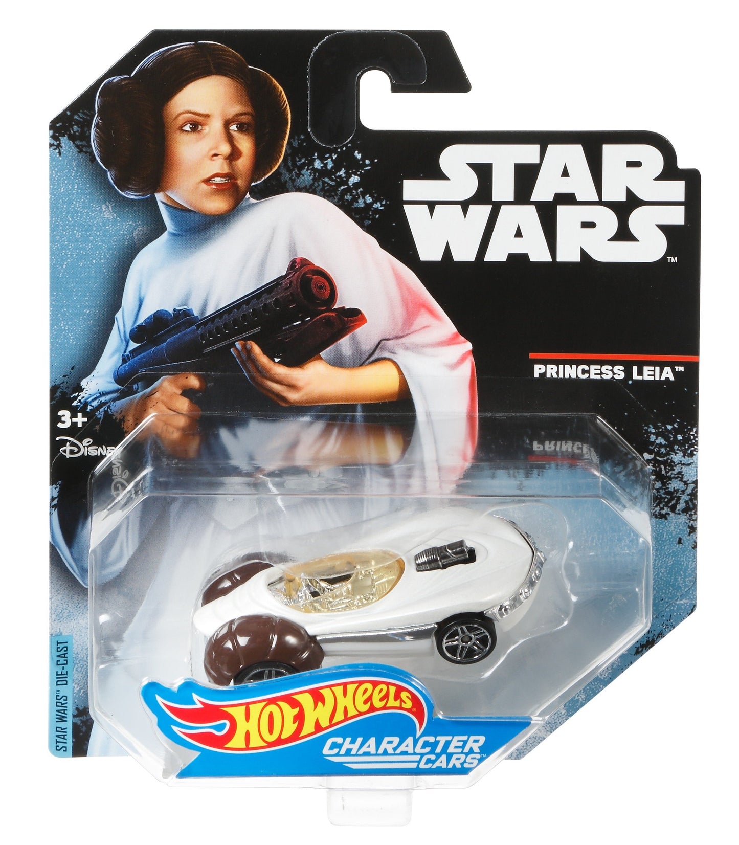 Hot Wheels Star Wars Rogue One Character Car, Princess Leia (Episode 4)