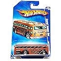 Hot Wheels 2009-111 Brown HW City Works '09 Surfin' School Bus 1:64 Scale
