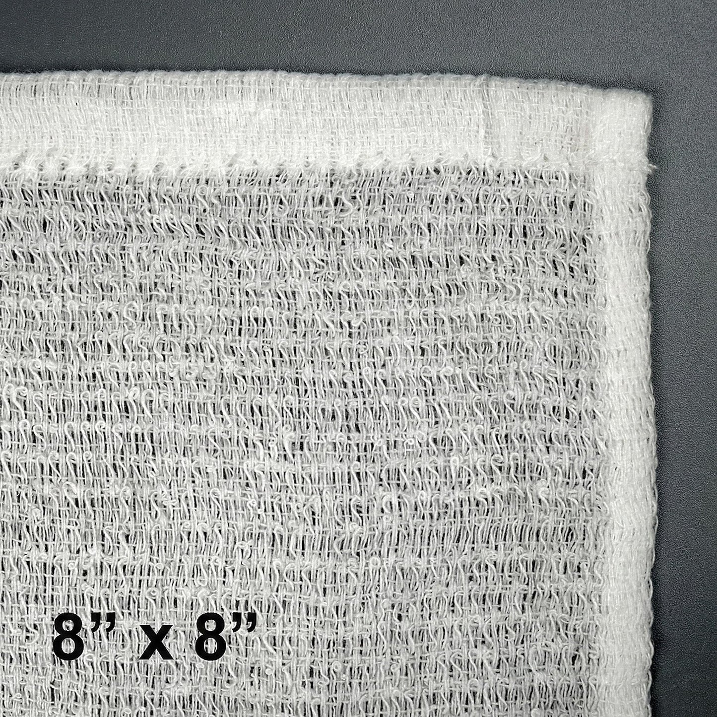 White Towel Services 8" x 8" inch Moist Cotton Towel Individually Wrapped - Peach-Mango Scent (Case of 50) - Single-Use Oshibori Style Cotton