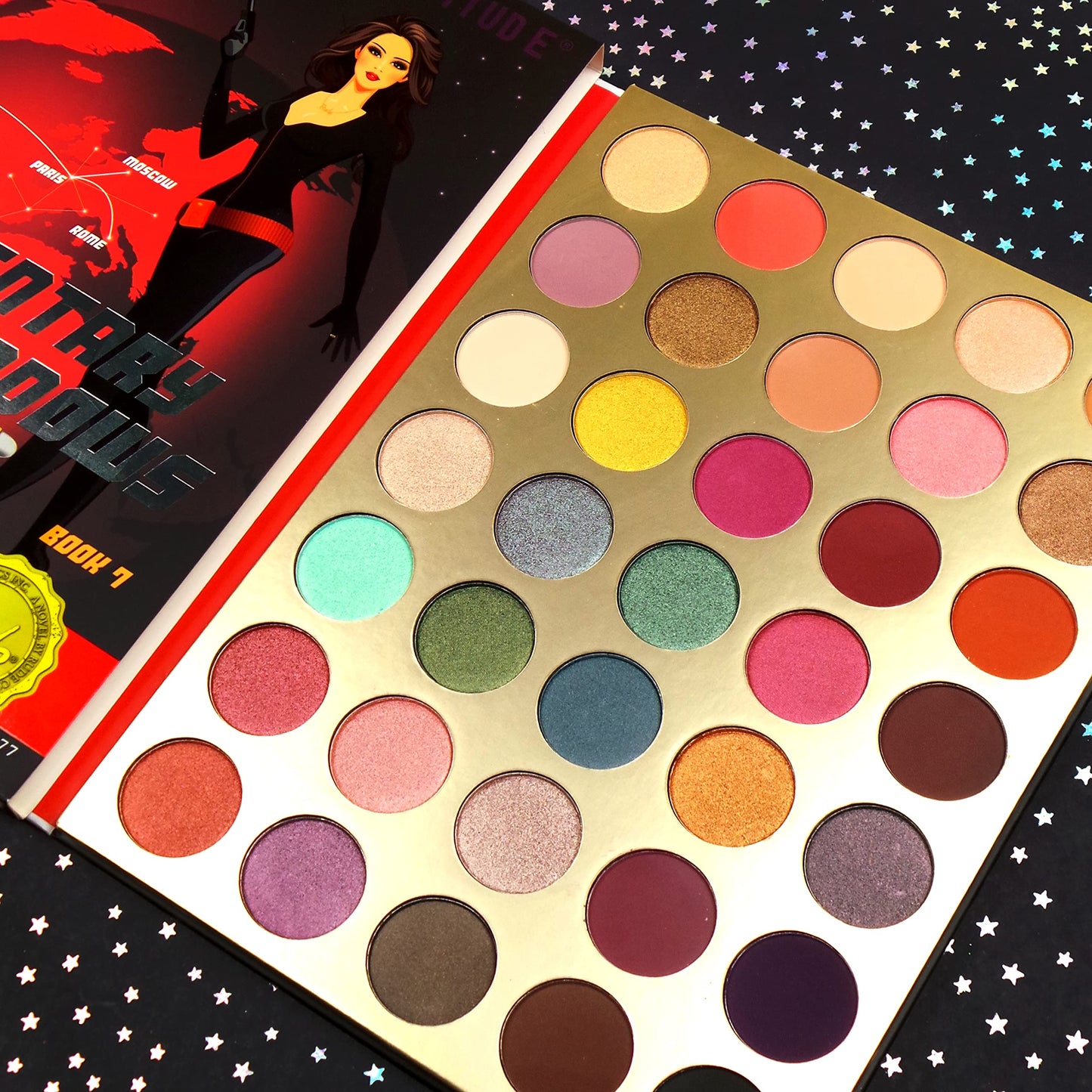 Rude Cosmetics Rudementary SpeyeShadows 35 Eyeshadows Palette - Book 7 for Women - 1.33 oz Eye Shadow