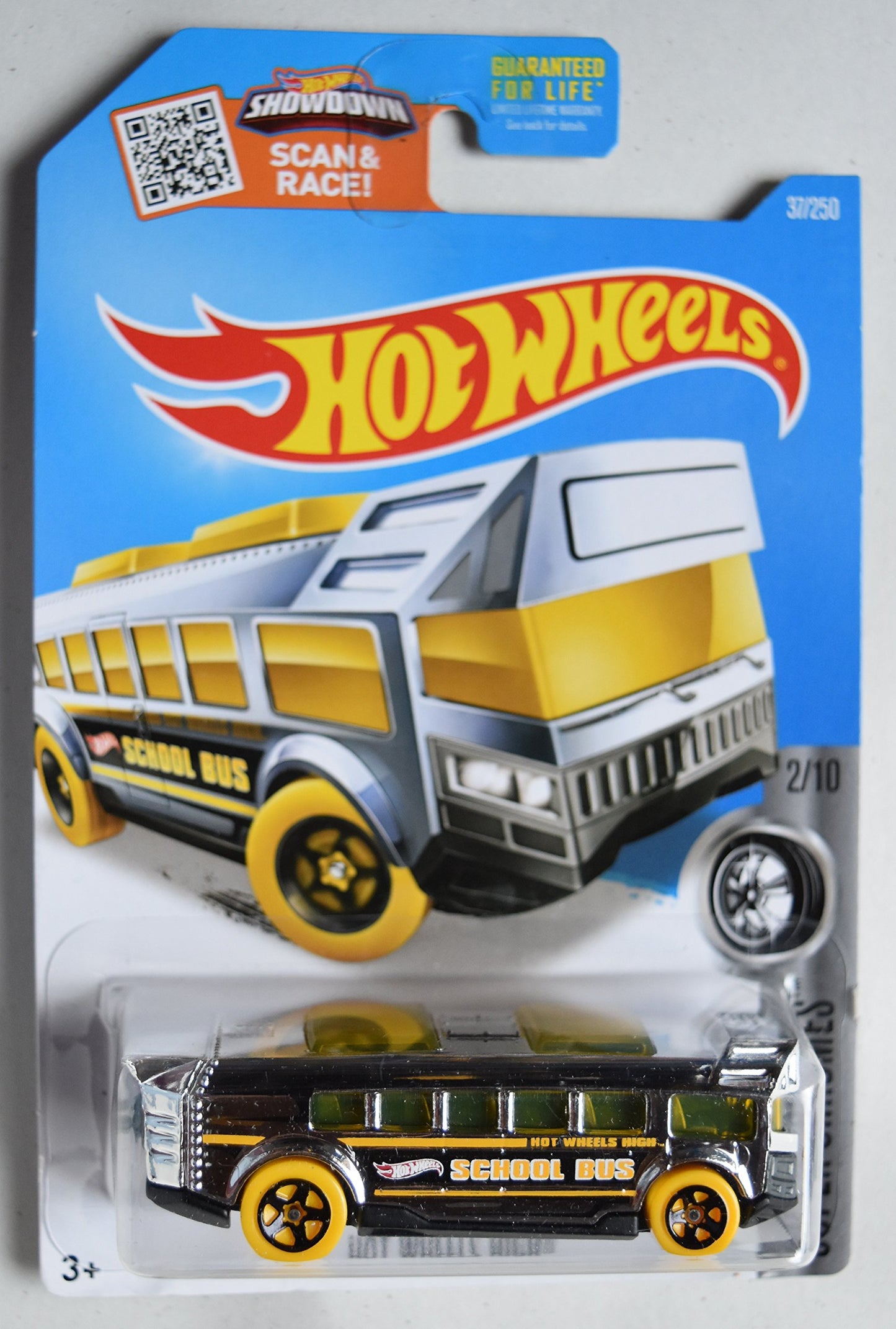Hot Wheels Super CHROMES 2/10 HIGH 37/250 Showdown SCAN & Race Card