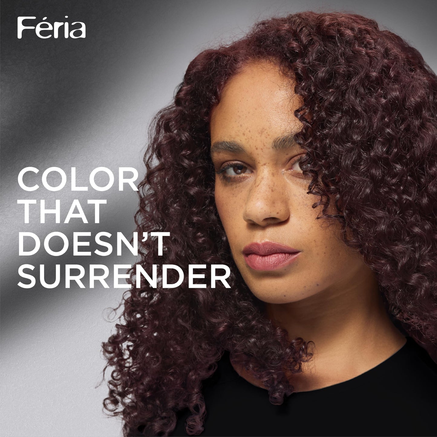L’Oreal Paris Feria Multi-Faceted Shimmering Permanent Hair Color, High Intensity Hair Dye for 3X Highlights, 26 Black Cherry (Deepest Magenta), 1
