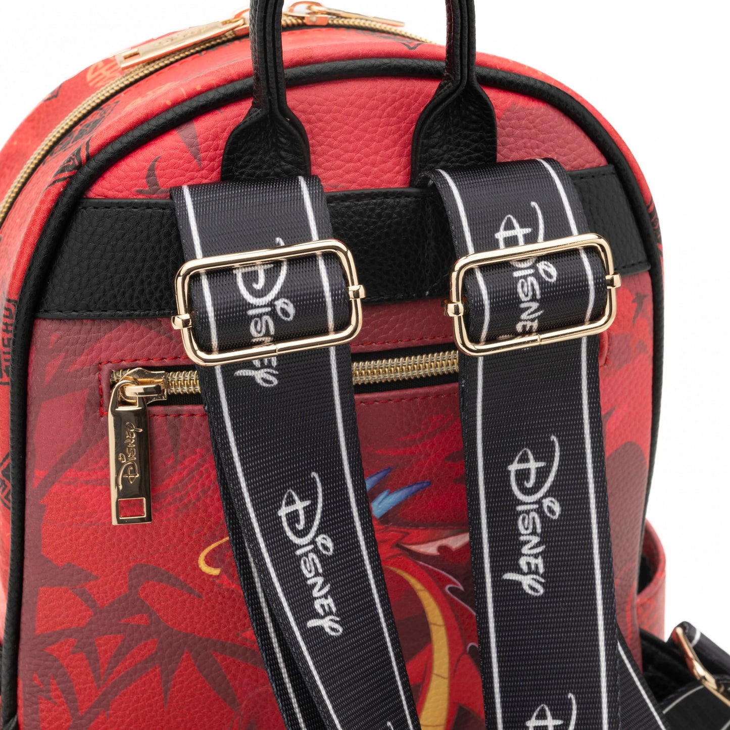 Wondapop - Mushu 11"" Vegan Leather Fashion Mini Backpack, Red