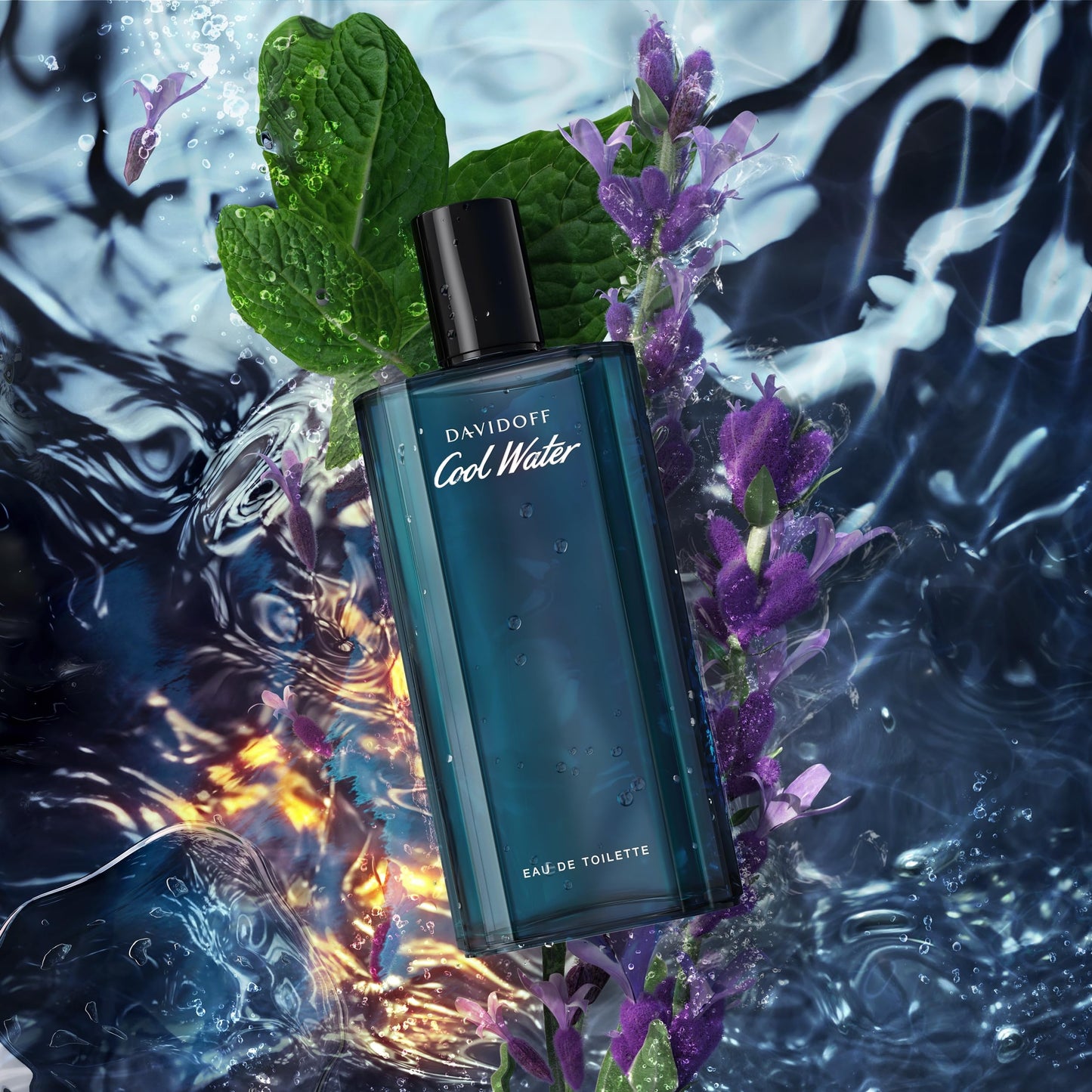 Davidoff Cool Water Eau de Toilette - Aromatic Men's Cologne - With Notes of Coriander, Mint, Lavender & Amber - Long Lasting Fragrance