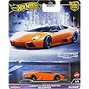Hot Wheels Premium Car Culture Circuit Legends Toy Vehicle, 1:64 Scale Die-Cast Lamborghini Reventon Roadster for Collectors, Real Riders, Metal/Metal