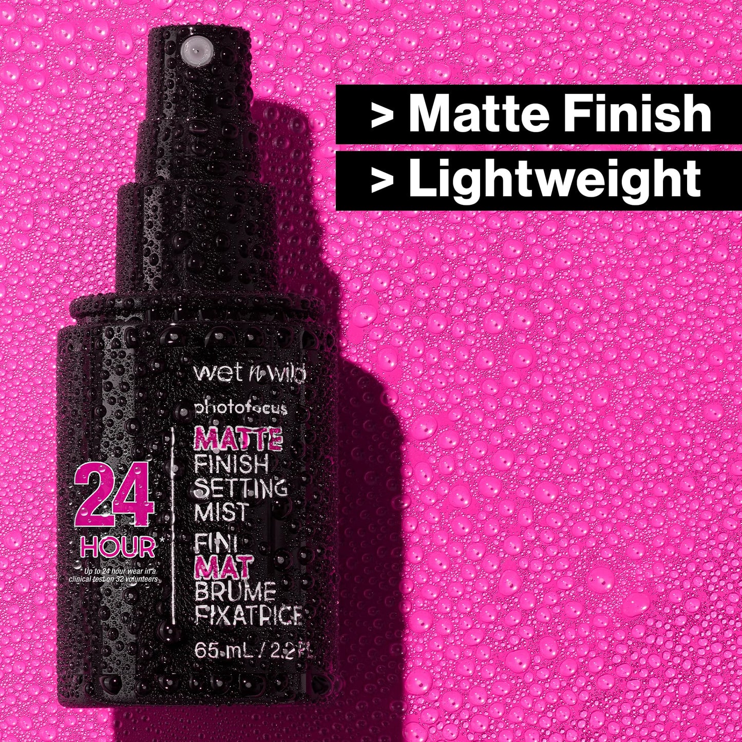 Wet n Wild Photo Focus Matte Finish Setting Mist, Matte - clear