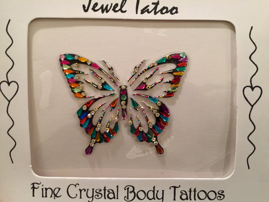 Vajazzle sexy Japanese designed butterfly multicolor center of attraction