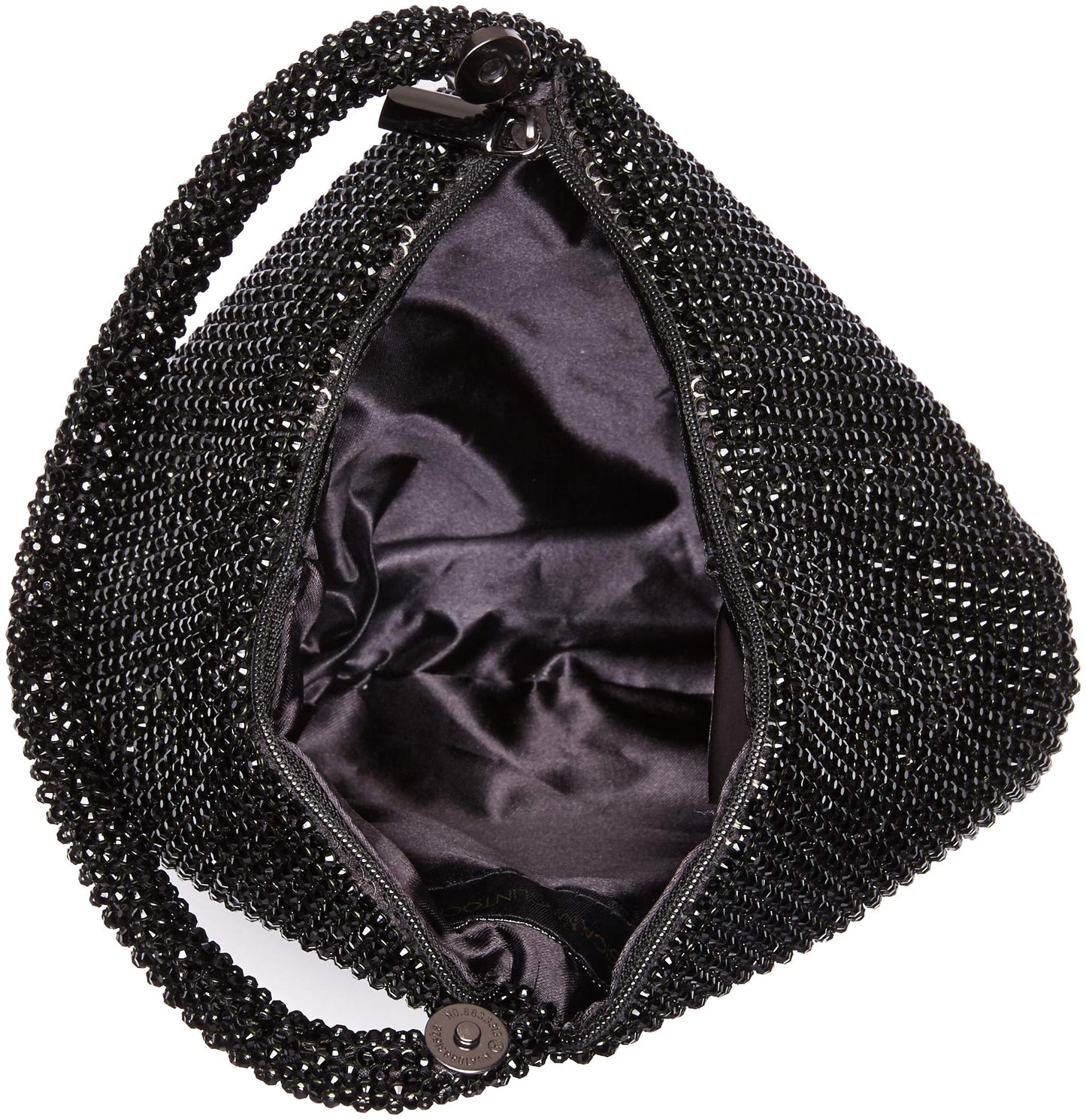 Jessica McClintock Staci Mesh Wristlet Pouch, Black