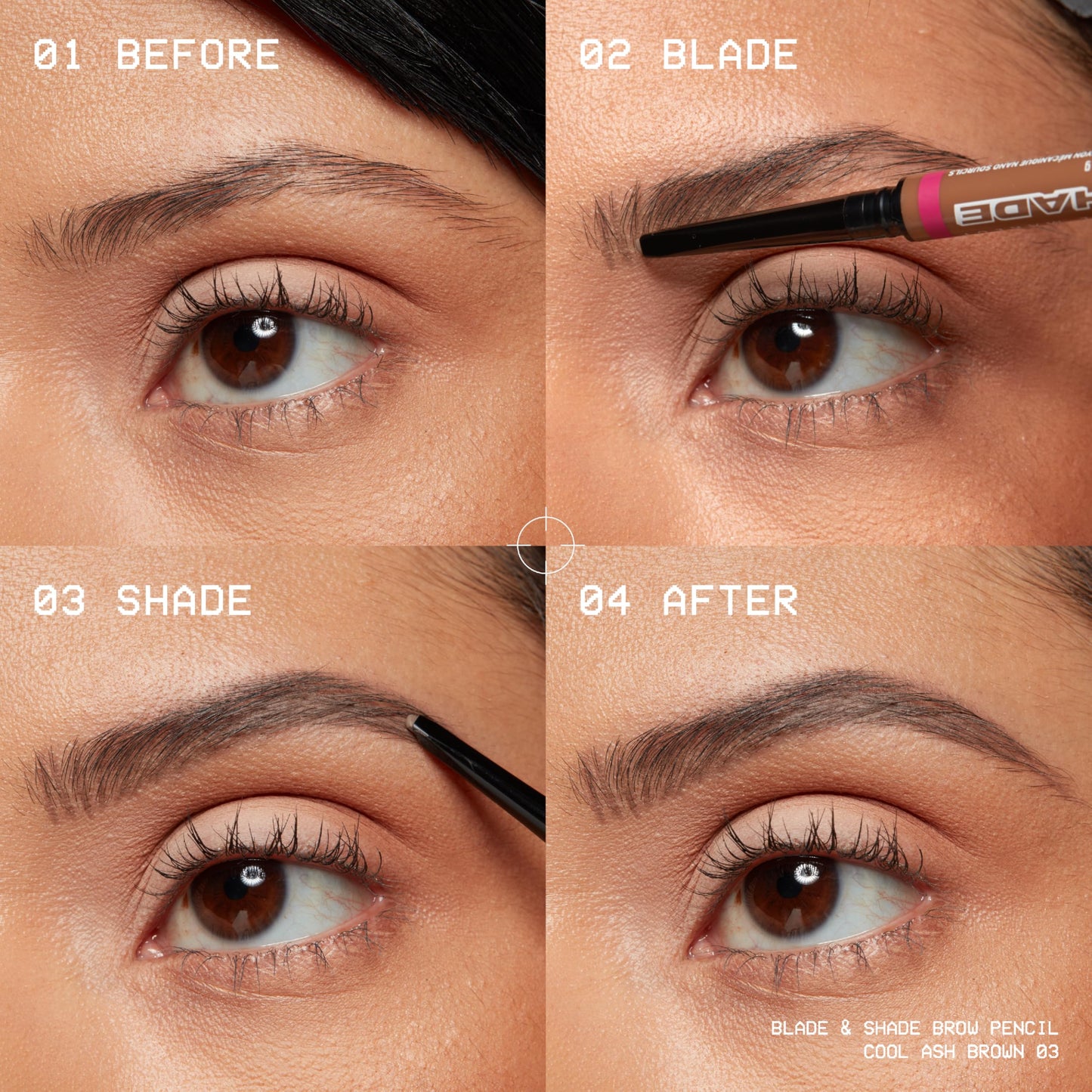 NYX PROFESSIONAL MAKEUP Blade & Shade Brow Pencil, Nano Mechanical Eyebrow Pencil, Up to 16HR Make Up Wear - Ash Brown Beauty and Personal Care NYX PROFESSIONAL MAKEUP