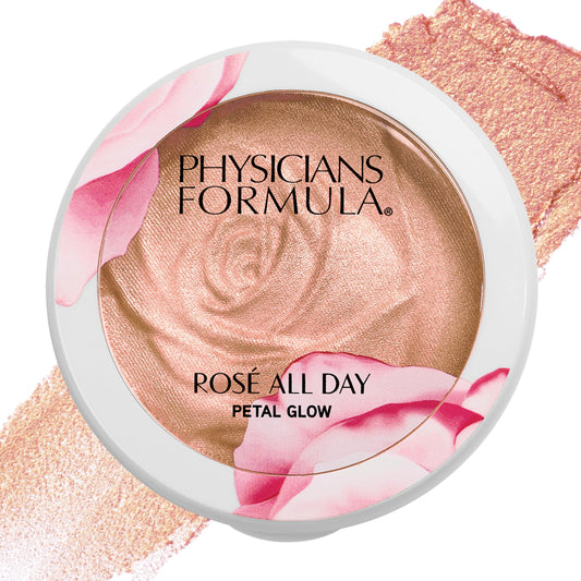 Physicians Formula Rosé All Day Highlighter Blush Face Powder, Shimmer Petal Glow, Pink Soft Petal, Dermatologist Tested, Clinicially Tested Beauty & Personal Care Physicians Formula