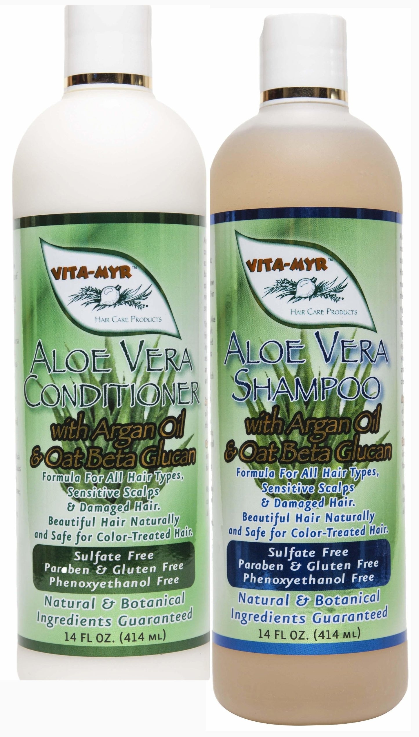 VITA-MYR Herbal Shampoo and Conditioner Set (Serene Aloe Vera)