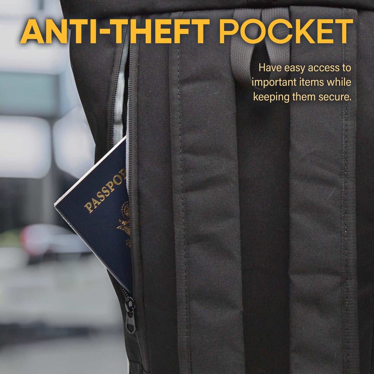 Nupouch Gray Rolltop Backpack - 15x10x3.5 In Adventure-Ready Roll Top Backpacks in Water-Resistant Polyester, 7.5 Liter Capacity Roll Up Backpack with Tablet Sleeve, Back Zipper, and External Pocket