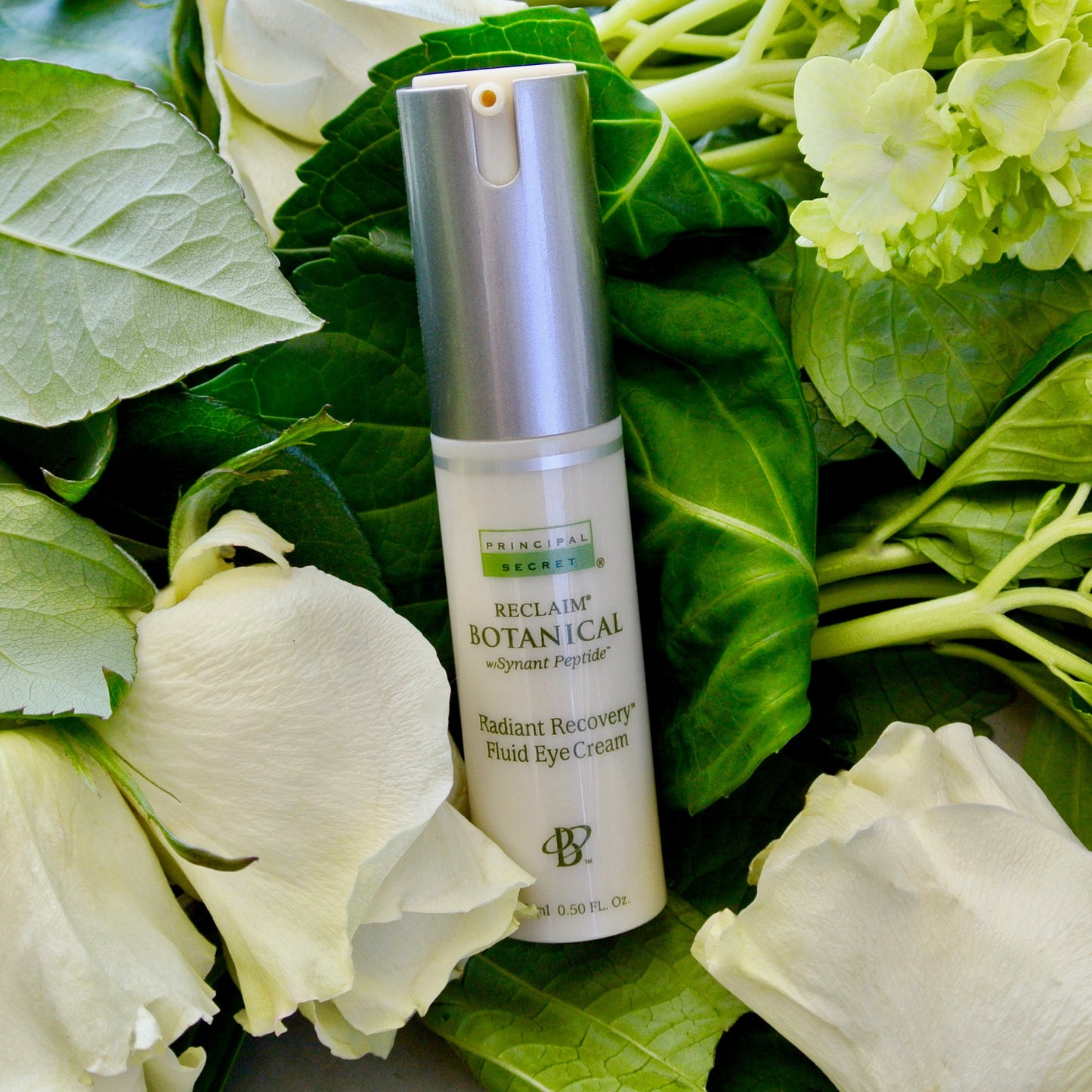 Principal Secret reclaim BOTANICAL Anti-Aging Radiant Recovery Fluid Eye Cream Plant Based Retinol, Argireline, Squalane, Peptides, Ceramides
