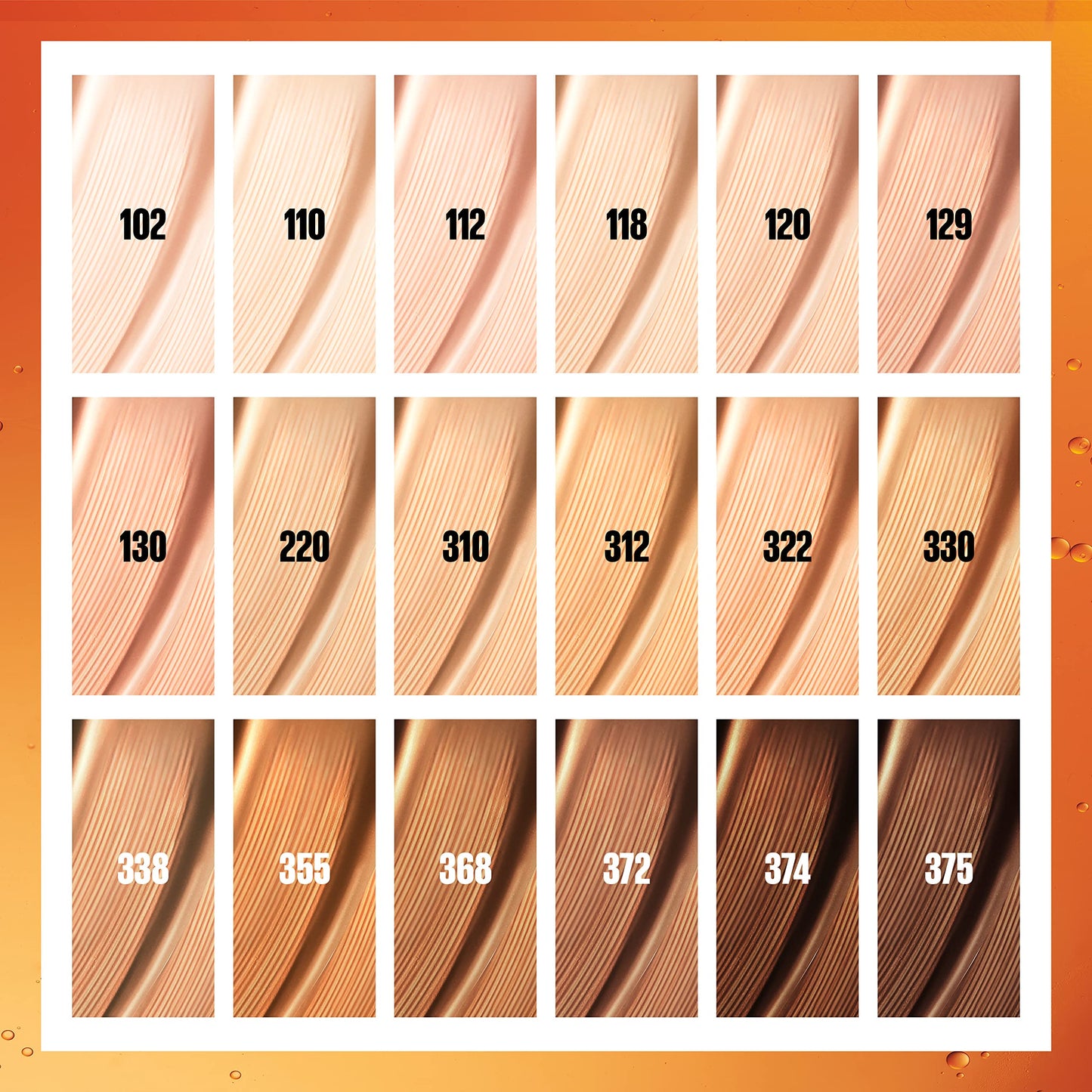 Maybelline Super Stay Up to 24HR Skin Tint, Radiant Light-to-Medium Coverage Foundation, Makeup Infused With Vitamin C, 372, 1 Count