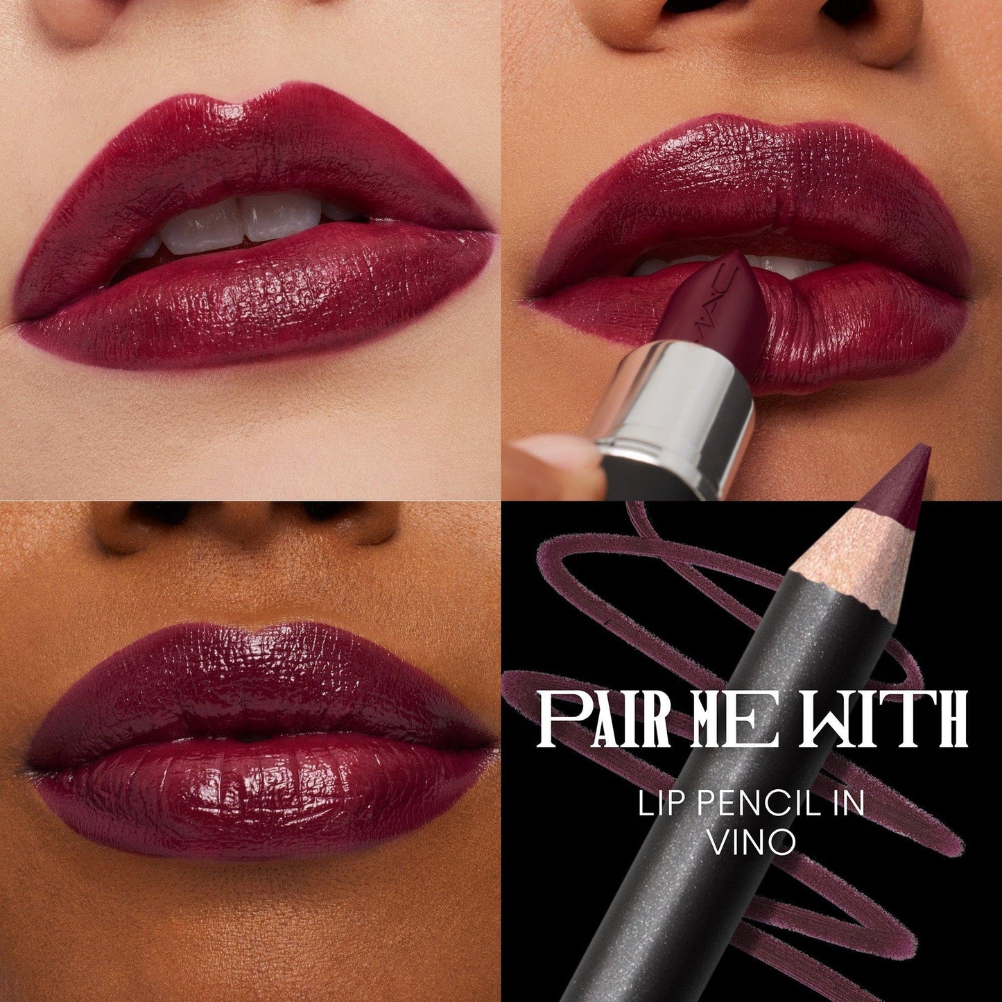 MAC M·A·Cximal Sleek Satin Lipstick Mini, Rebel, 0.06 Ounces