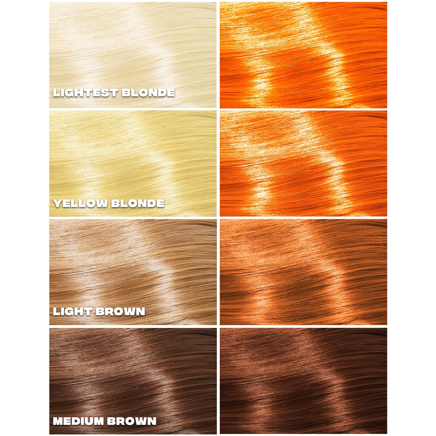 Good Dye Young Streaks and Strands Semi-Permanent Hair Dye (Biz Neon Orange) - UV Protective Temporary Color, 15-24+ Washes - Conditioning, PPD