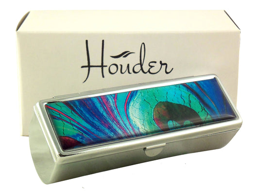 Houder Designer Lipstick Case with Mirror for Purse - Decorative Lipstick Holder with Gift Box - Velvet Lined - Protect Your Lipsticks in Style Beauty & Personal Care Houder