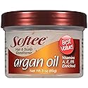 Softee Hair and Scalp Conditioner Argan Oil, 3 Ounce