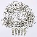 NAIL ANGEL 24 Sheets Nail Art Black Sticker Moon and Star Universal Flower Shapes Different Patterns Mix Sticker Sheets 10056