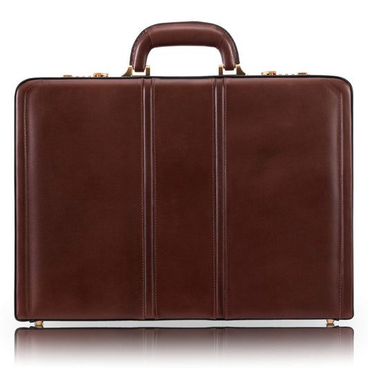McKleinUSA DALEY, Leather 3.5" Attaché Briefcase