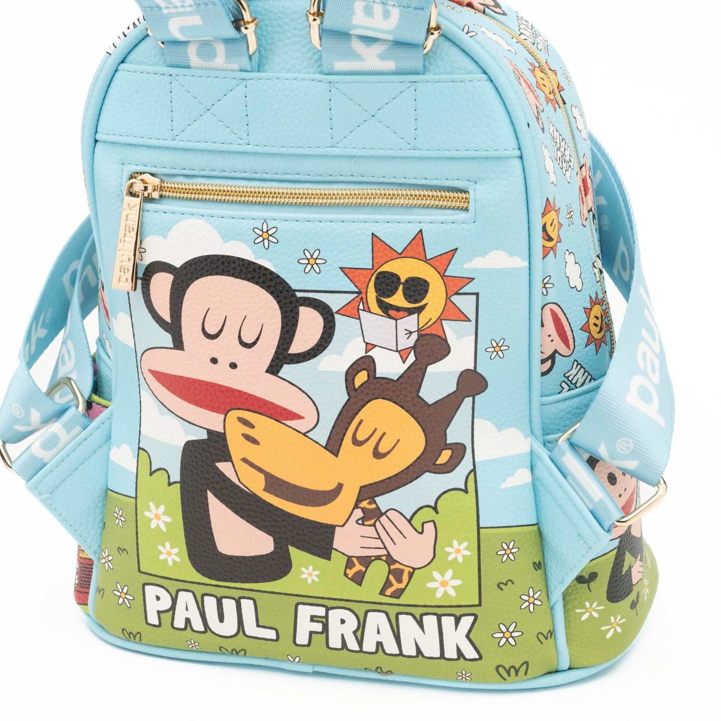 Wondapop - Paul Frank 11"" Vegan Leather Fashion Mini Backpack, Blue