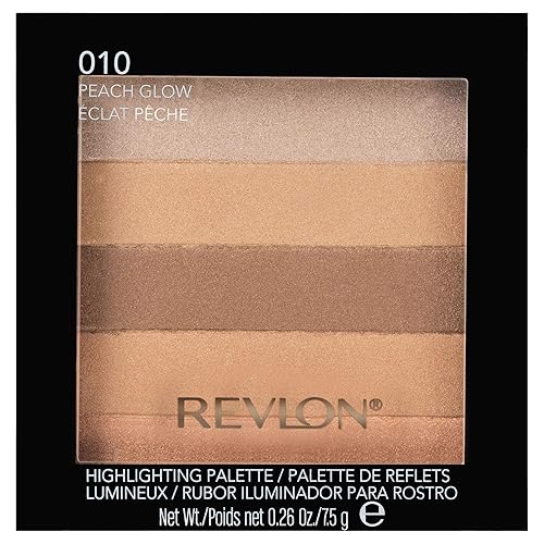 Revlon Highlighting Palette, Peach Glow, 0.26 Ounce