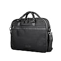 Kenneth Cole Recycled Polyester Slim 16" Laptop Business Briefcase, Black