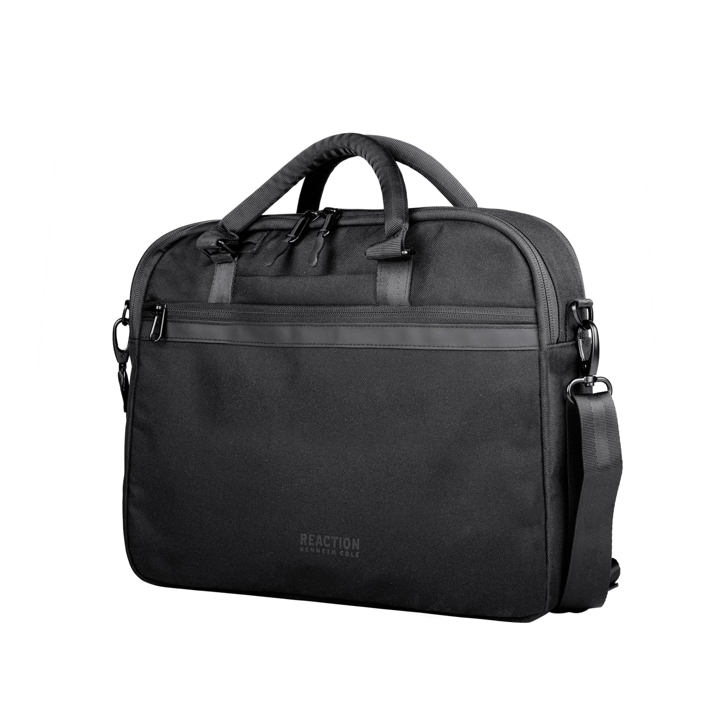 Kenneth Cole Recycled Polyester Slim 16" Laptop Business Briefcase, Black