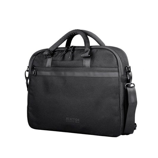 Kenneth Cole Recycled Polyester Slim 16" Laptop Business Briefcase, Black