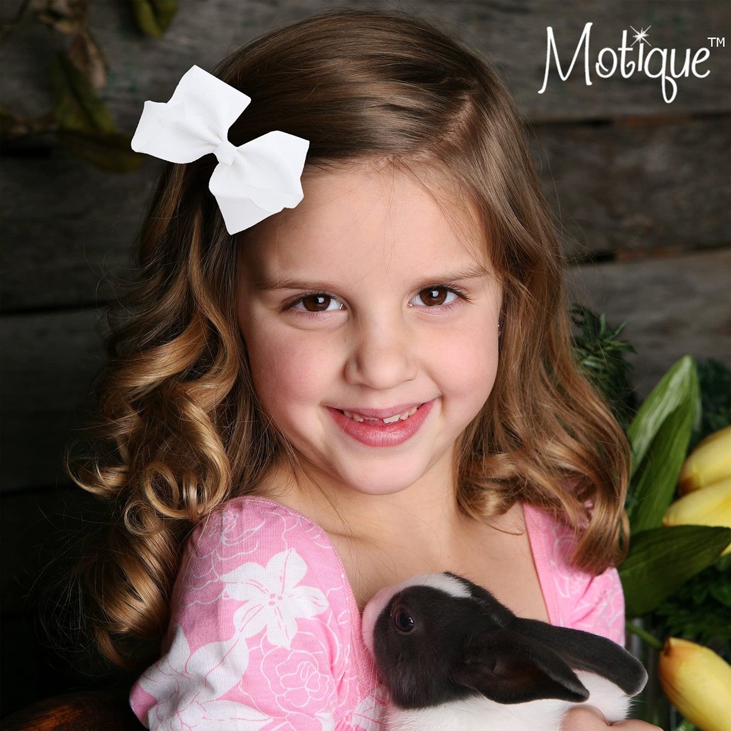 3 Inch Grosgrain Bow for Little Girls- Set of 2 (Sunshine Yellow) Beauty and Personal Care Motique Accessories