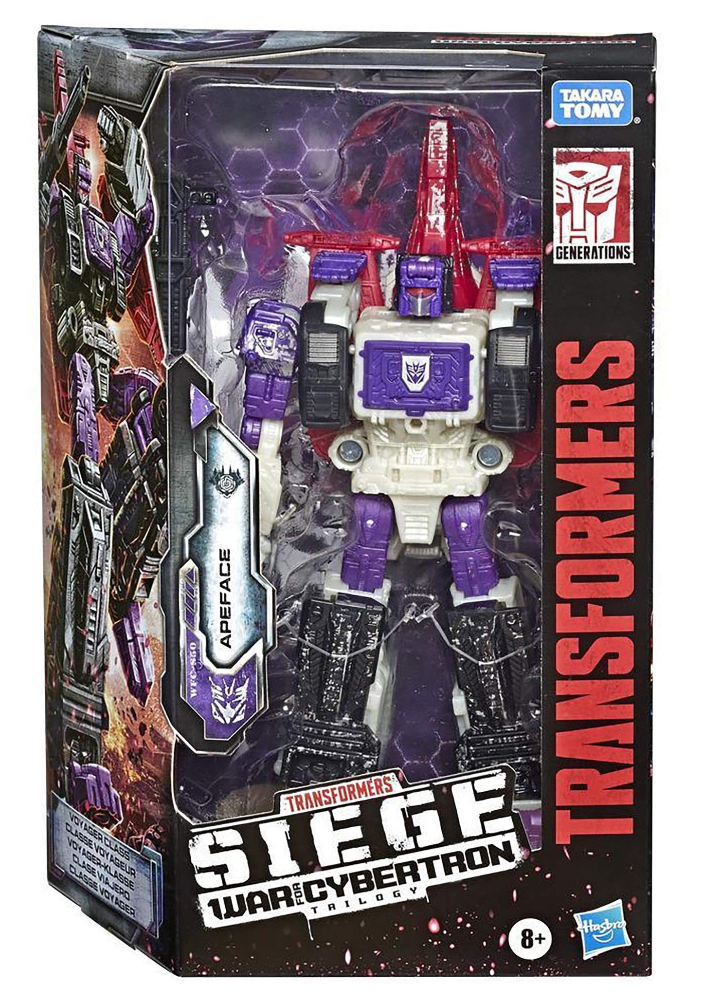 Transformers Toys Generations War for Cybertron Voyager WFC-S50 Apeface Triple Changer Action Figure - Adults and Kids Ages 8 and Up, 7-inch