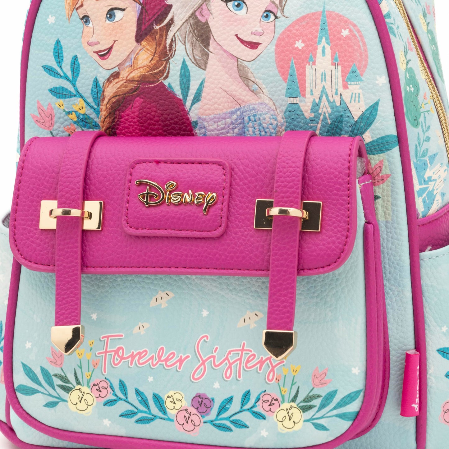 Wondapop - Frozen - Elsa and Anna 11" Vegan Leather Fashion Mini Backpack