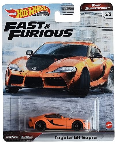 Hot Wheels Toyota GR Supra, [Orange] Fast Superstars 5/5
