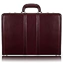 McKlein Coughlin, Leather 4.5" Expandable Laptop/Computer & Tablet Business Briefcase Attaché Bag, Men Women Laptop Briefcase, Laptop Compartment bag