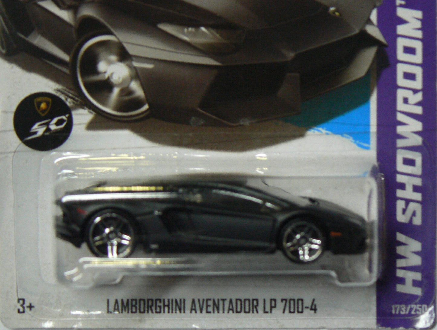 Hot Wheels HW Showroom Lamborghini Aventador LP 700-4 Black #173/250