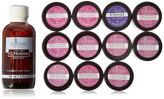 EZ Flow Design Color Acrylic Collection Kits: Gemstones Beauty & Personal Care EzFlow