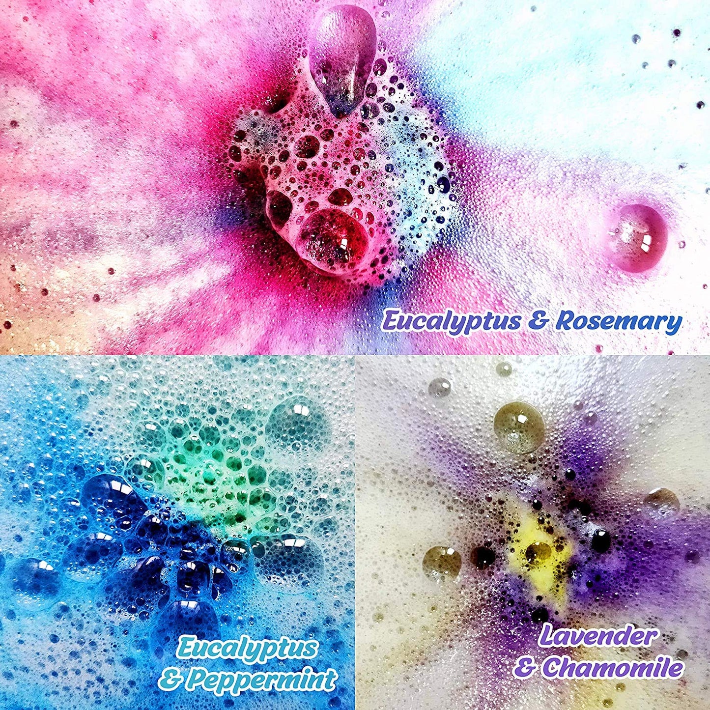 Aromatherapy Bath Bomb Set for Women & Men! Healing Essential Oil Bath Bombs Gift Box with 18 Large Natural Moisturizing Bath Fizzies Bulk Wrapped…