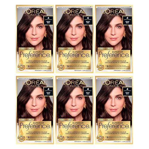 L’Oreal ParisSuperior Preference - 4 Dark Brown 1 Each (Pack of 6)