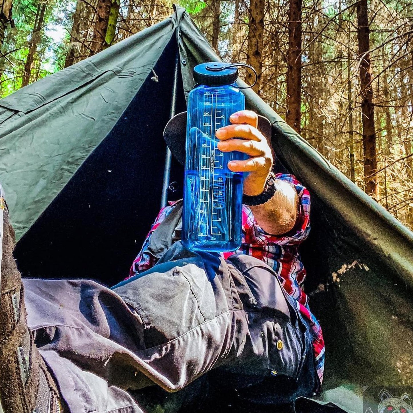 Nalgene Sustain Tritan BPA-Free Water Bottle Made with Material Derived from 50% Plastic Waste (using ISCC certified mass balance), 48 OZ, Wide