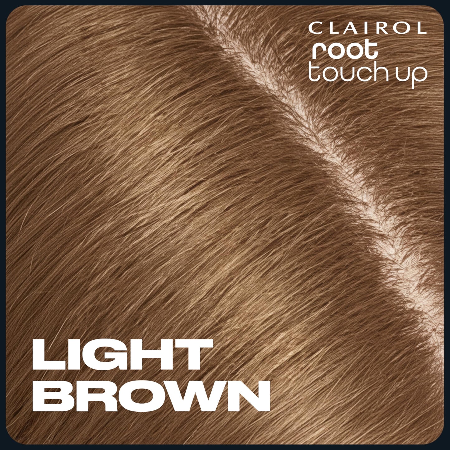 Clairol Root Touch-Up Temporary Concealing Powder, Light Brown Hair Color | Ammonia Free | Instantly Cover Roots + Define Eyebrows | On-the-Go Compact