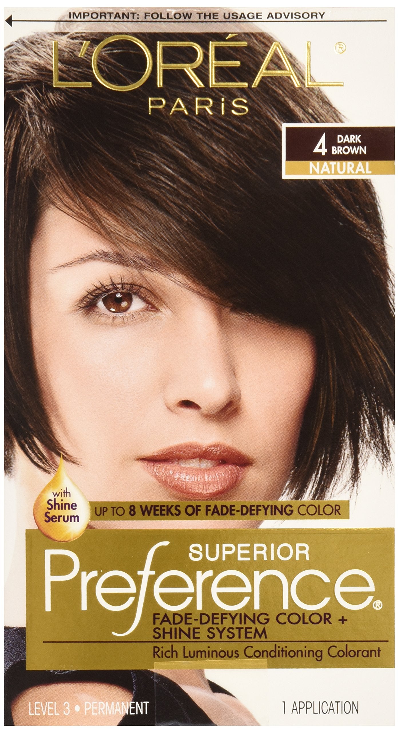 L’Oreal ParisPreference #4 Dark Brown, 1 ct